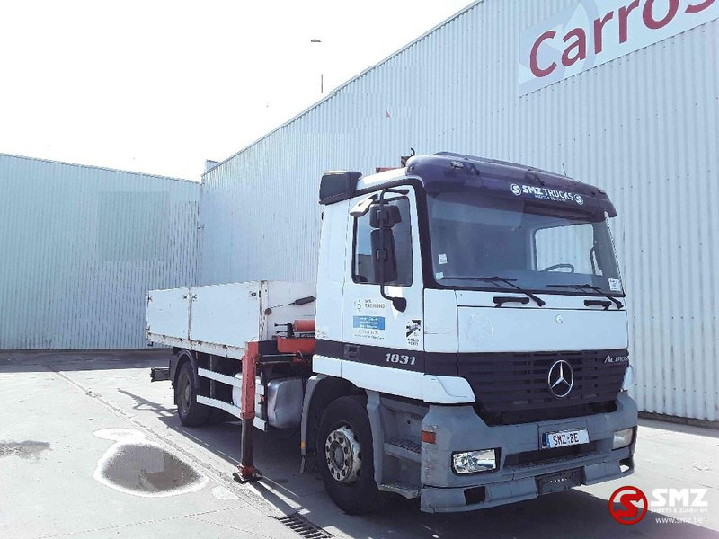 Mercedes-Benz Actros 1831 165000km lames - 드롭사이드/ 플랫베드 트럭 : 사진 1 Mercedes-Benz Actros 1831 165000km lames - 드롭사이드/ 플랫베드 트럭 : 사진 1