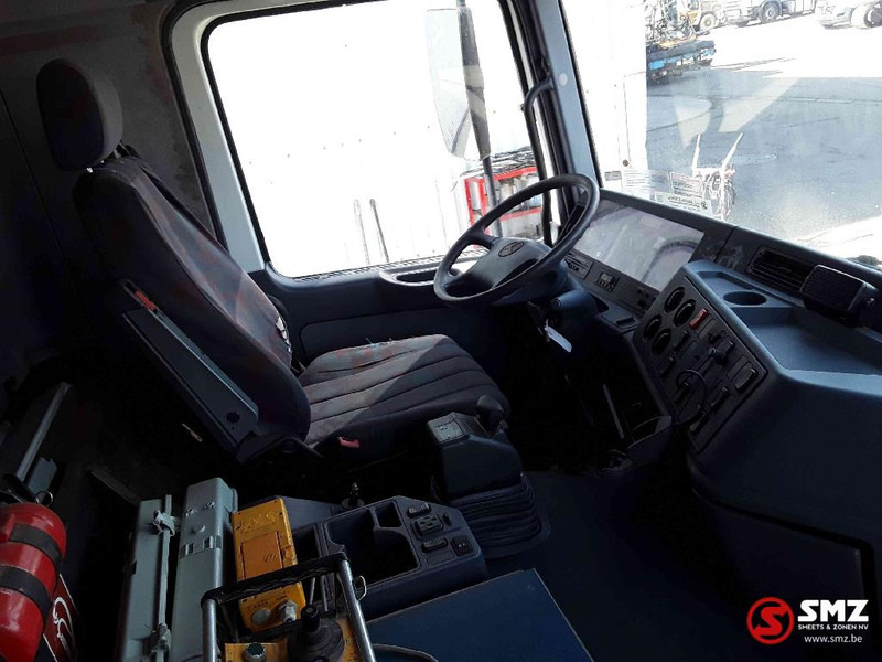 Interior photo 1: 드롭사이드/ 플랫베드 트럭, 크레인 트럭 Mercedes-Benz Actros 1831 Atlas Ak140.1A4+remote lames steel 165000km