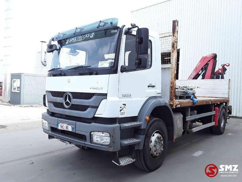 Mercedes-Benz Axor 1833 Fassi f 110a 284000km airco TOP condition - 드롭사이드/ 플랫베드 트럭, 크레인 트럭 : 사진 3 Mercedes-Benz Axor 1833 Fassi f 110a 284000km airco TOP condition - 드롭사이드/ 플랫베드 트럭, 크레인 트럭 : 사진 3