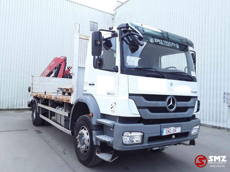 Mercedes-Benz Axor 1833 Fassi f 110a 284000km airco TOP condition - 드롭사이드/ 플랫베드 트럭, 크레인 트럭 : 사진 1 Mercedes-Benz Axor 1833 Fassi f 110a 284000km airco TOP condition - 드롭사이드/ 플랫베드 트럭, 크레인 트럭 : 사진 1