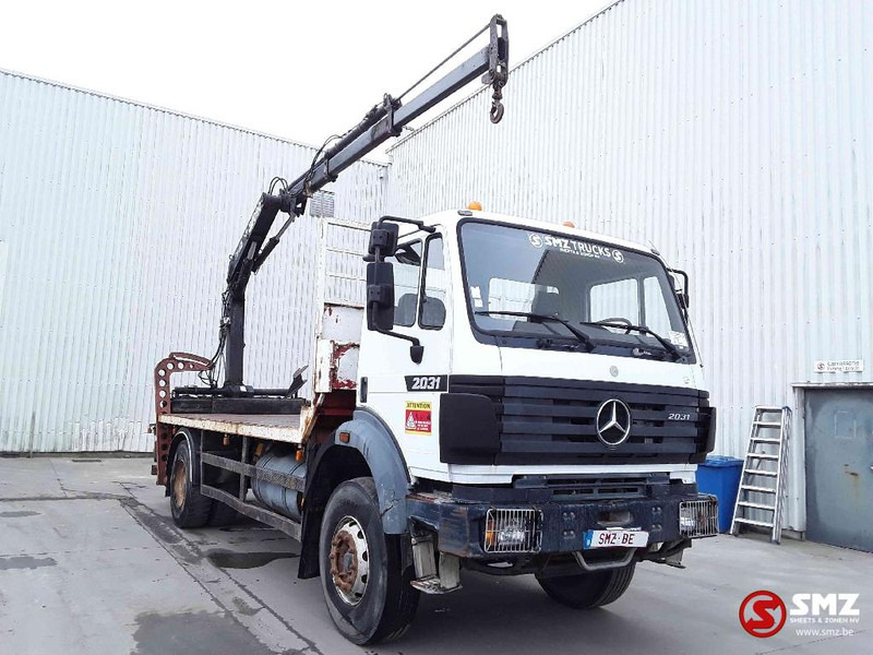 Mercedes-Benz SK 1831 hiab 090 lames - 드롭사이드/ 플랫베드 트럭, 크레인 트럭 : 사진 1 Mercedes-Benz SK 1831 hiab 090 lames - 드롭사이드/ 플랫베드 트럭, 크레인 트럭 : 사진 1