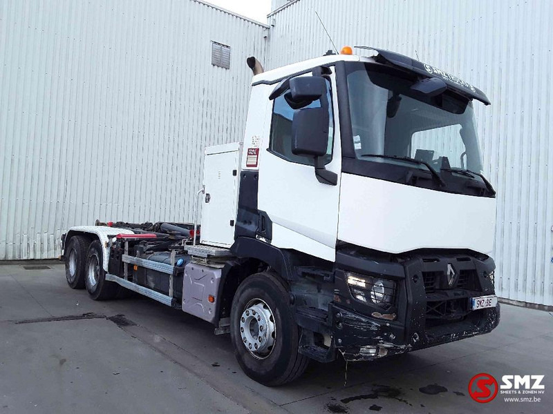 Renault C 430 6x4 lames 346'km - 컨테이너 운반 장치/ 스와프 보디 트럭 : 사진 1 Renault C 430 6x4 lames 346'km - 컨테이너 운반 장치/ 스와프 보디 트럭 : 사진 1