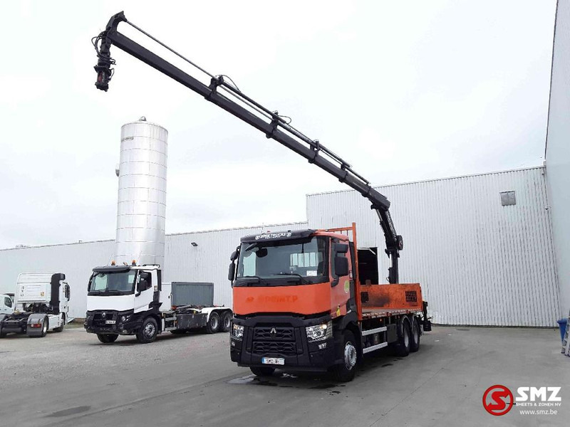 Renault C 430 Hiab 188_es 5+remote - 드롭사이드/ 플랫베드 트럭, 크레인 트럭 : 사진 3 Renault C 430 Hiab 188_es 5+remote - 드롭사이드/ 플랫베드 트럭, 크레인 트럭 : 사진 3