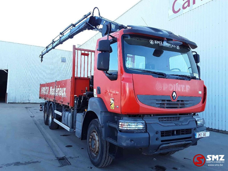 Renault Kerax 430 Hiab 166 E 4 remote - 드롭사이드/ 플랫베드 트럭, 크레인 트럭 : 사진 1 Renault Kerax 430 Hiab 166 E 4 remote - 드롭사이드/ 플랫베드 트럭, 크레인 트럭 : 사진 1