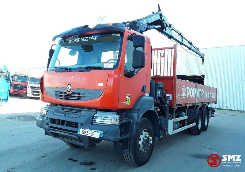 Renault Kerax 430 Hiab 166 E 4 remote - 드롭사이드/ 플랫베드 트럭, 크레인 트럭 : 사진 3 Renault Kerax 430 Hiab 166 E 4 remote - 드롭사이드/ 플랫베드 트럭, 크레인 트럭 : 사진 3