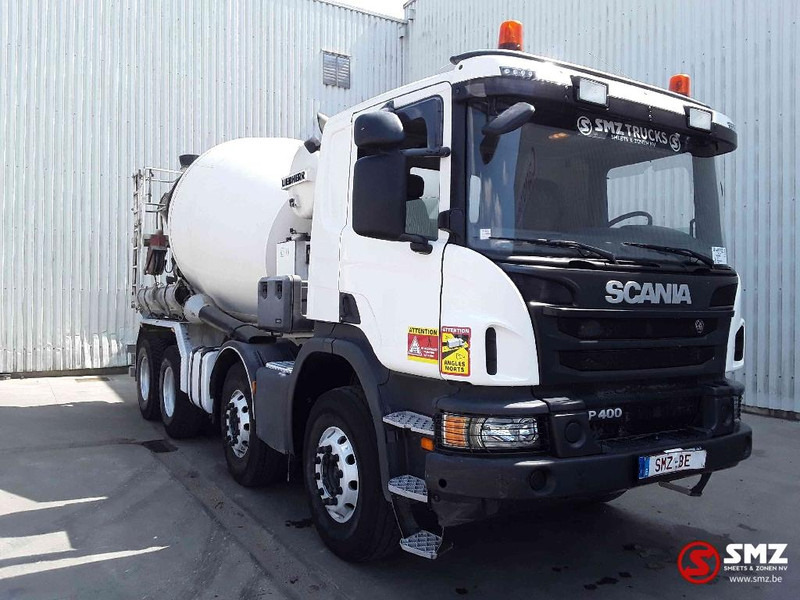 Scania P 400 8m3 + transportband - 콘크리트 믹서 트럭 : 사진 1 Scania P 400 8m3 + transportband - 콘크리트 믹서 트럭 : 사진 1