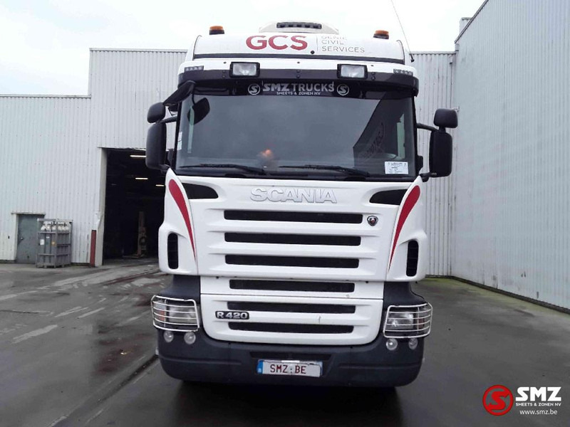 Scania R 420 8x2 +manitou TMT 25.20 - 드롭사이드/ 플랫베드 트럭 : 사진 2 Scania R 420 8x2 +manitou TMT 25.20 - 드롭사이드/ 플랫베드 트럭 : 사진 2
