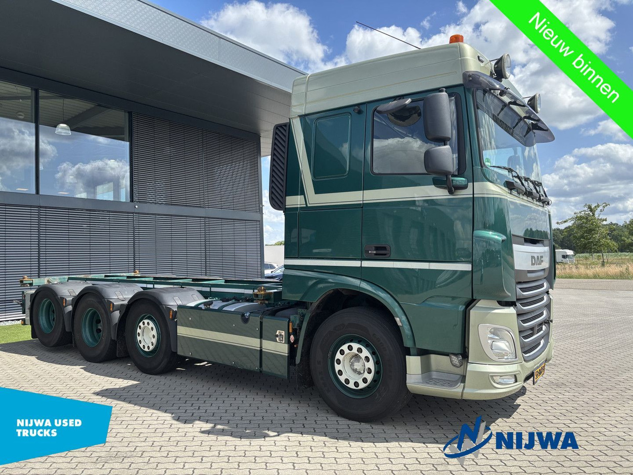 DAF XF 460 8x2 20ft container systeem - 후크 리프트 트럭 : 사진 2 DAF XF 460 8x2 20ft container systeem - 후크 리프트 트럭 : 사진 2