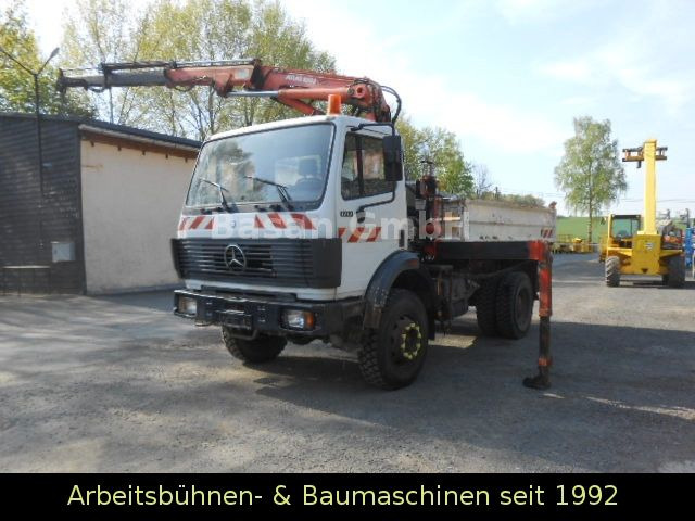 Mercedes-Benz MB 1717 AK Kipper Allrad mit Kran Atlas 100.1 - 덤프트럭, 크레인 트럭 : 사진 4 Mercedes-Benz MB 1717 AK Kipper Allrad mit Kran Atlas 100.1 - 덤프트럭, 크레인 트럭 : 사진 4