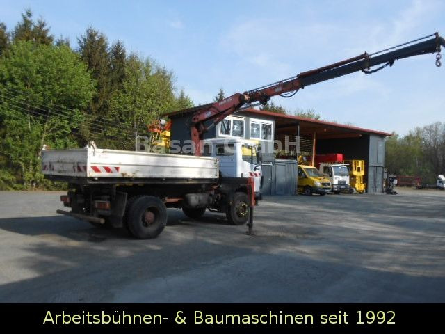 덤프트럭, 크레인 트럭 Mercedes-Benz MB 1717 AK Kipper Allrad mit Kran Atlas 100.1 : 사진 7
