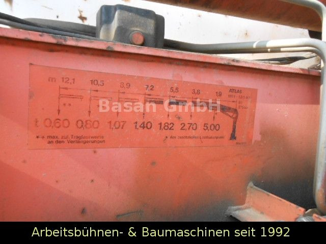 덤프트럭, 크레인 트럭 Mercedes-Benz MB 1717 AK Kipper Allrad mit Kran Atlas 100.1 : 사진 19
