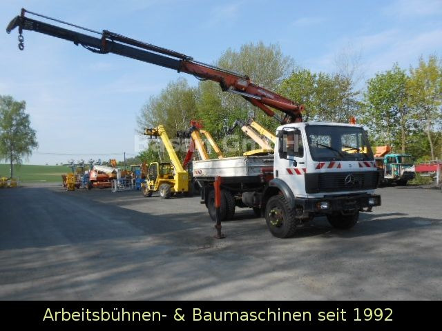 Mercedes-Benz MB 1717 AK Kipper Allrad mit Kran Atlas 100.1 - 덤프트럭, 크레인 트럭 : 사진 2 Mercedes-Benz MB 1717 AK Kipper Allrad mit Kran Atlas 100.1 - 덤프트럭, 크레인 트럭 : 사진 2