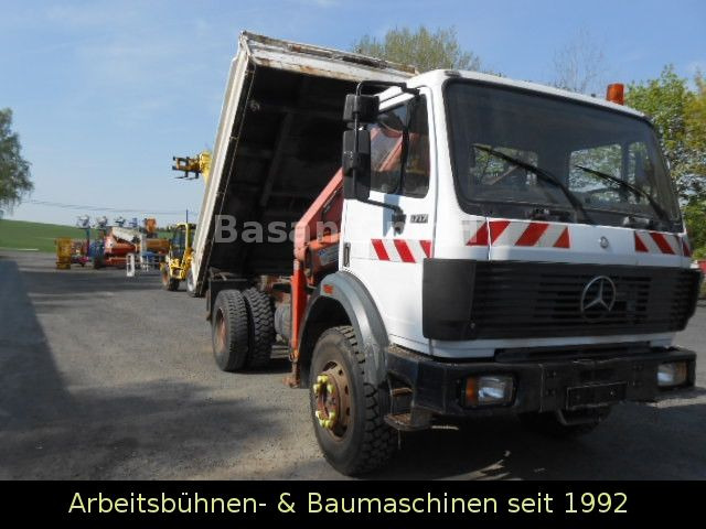 덤프트럭, 크레인 트럭 Mercedes-Benz MB 1717 AK Kipper Allrad mit Kran Atlas 100.1 : 사진 27