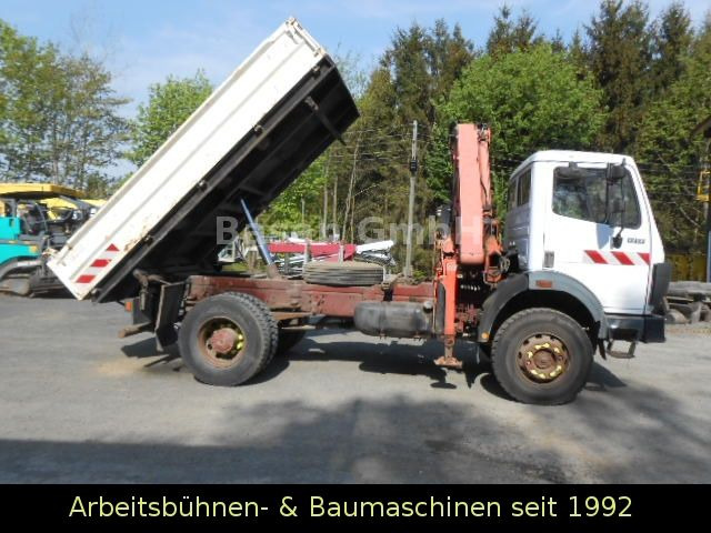Mercedes-Benz MB 1717 AK Kipper Allrad mit Kran Atlas 100.1 - 덤프트럭, 크레인 트럭 : 사진 1 Mercedes-Benz MB 1717 AK Kipper Allrad mit Kran Atlas 100.1 - 덤프트럭, 크레인 트럭 : 사진 1