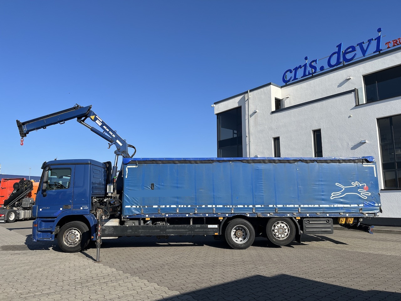Mercedes-Benz 2541 6x2 Atlas 135.2E Pritsche 8,20 m Ausziehbar - 커튼사이더 트럭, 크레인 트럭 : 사진 5 Mercedes-Benz 2541 6x2 Atlas 135.2E Pritsche 8,20 m Ausziehbar - 커튼사이더 트럭, 크레인 트럭 : 사진 5