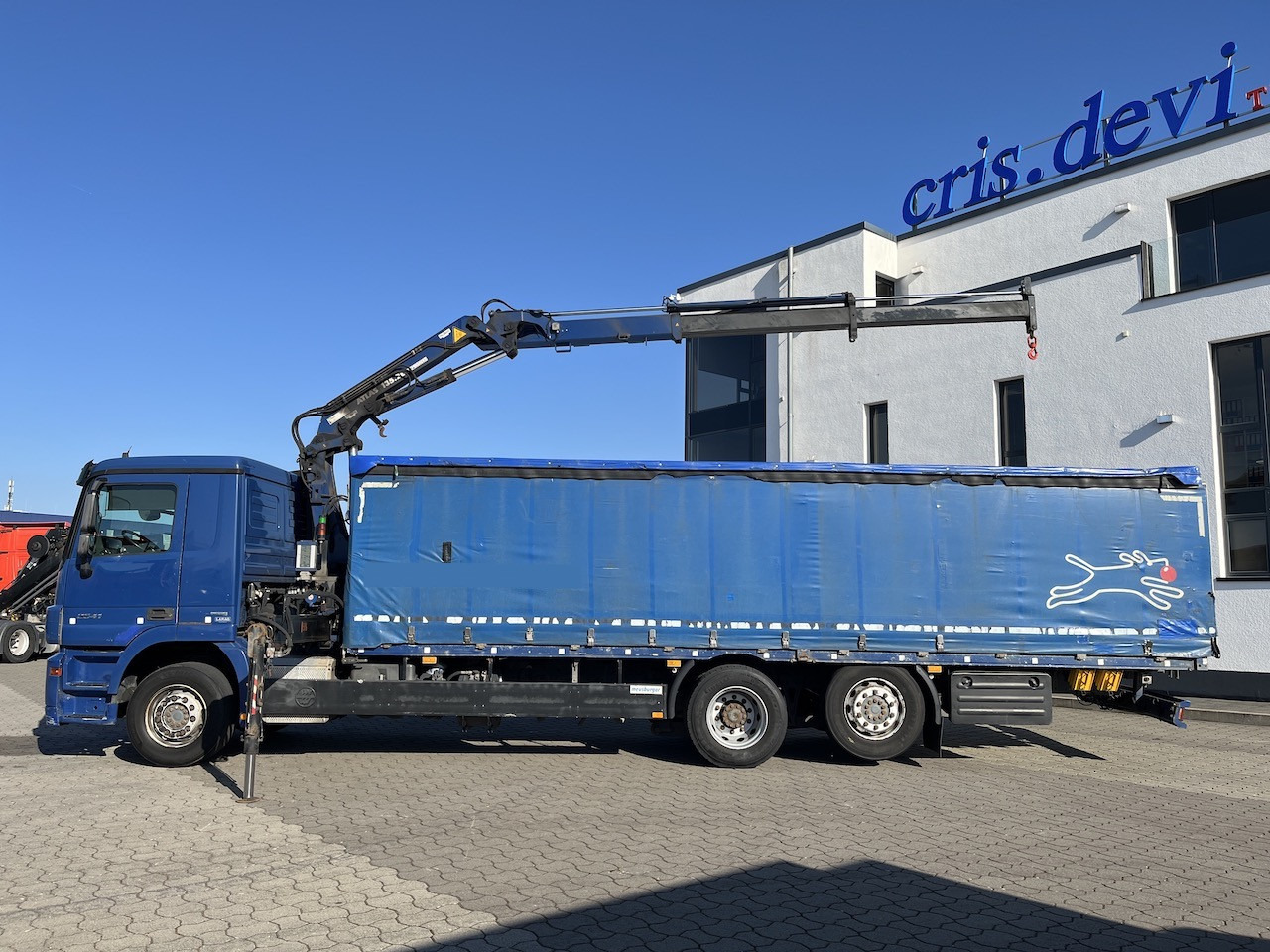 Mercedes-Benz 2541 6x2 Atlas 135.2E Pritsche 8,20 m Ausziehbar - 커튼사이더 트럭, 크레인 트럭 : 사진 4 Mercedes-Benz 2541 6x2 Atlas 135.2E Pritsche 8,20 m Ausziehbar - 커튼사이더 트럭, 크레인 트럭 : 사진 4