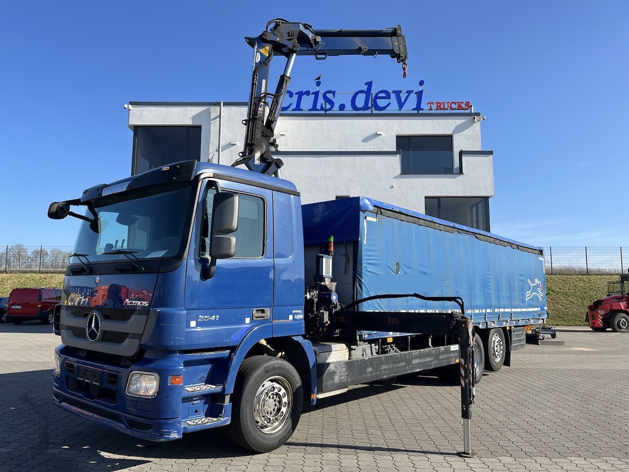 Mercedes-Benz 2541 6x2 Atlas 135.2E Pritsche 8,20 m Ausziehbar - 커튼사이더 트럭, 크레인 트럭 : 사진 1 Mercedes-Benz 2541 6x2 Atlas 135.2E Pritsche 8,20 m Ausziehbar - 커튼사이더 트럭, 크레인 트럭 : 사진 1