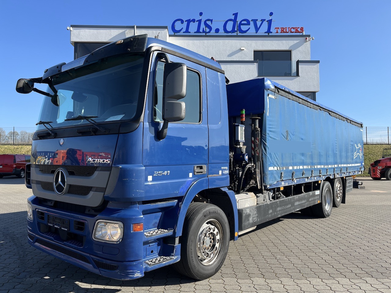 Mercedes-Benz 2541 6x2 Atlas 135.2E Pritsche 8,20 m - 드롭사이드/ 플랫베드 트럭, 크레인 트럭 : 사진 1 Mercedes-Benz 2541 6x2 Atlas 135.2E Pritsche 8,20 m - 드롭사이드/ 플랫베드 트럭, 크레인 트럭 : 사진 1
