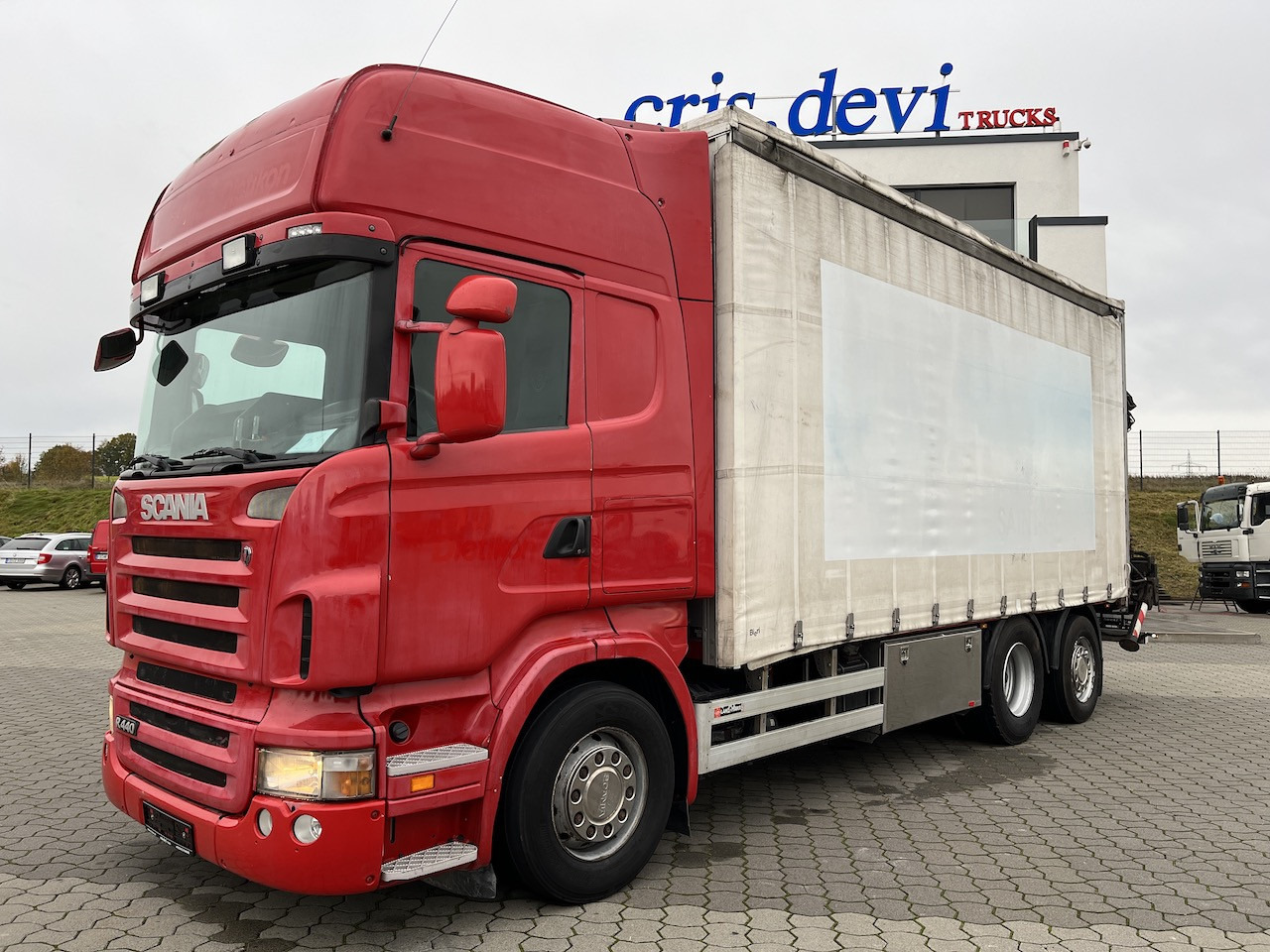 Scania R440 6x2 Hiab 166 E-5 HiDuo | AHK | Lenk-Lift A. - 커튼사이더 트럭, 크레인 트럭 : 사진 1 Scania R440 6x2 Hiab 166 E-5 HiDuo | AHK | Lenk-Lift A. - 커튼사이더 트럭, 크레인 트럭 : 사진 1