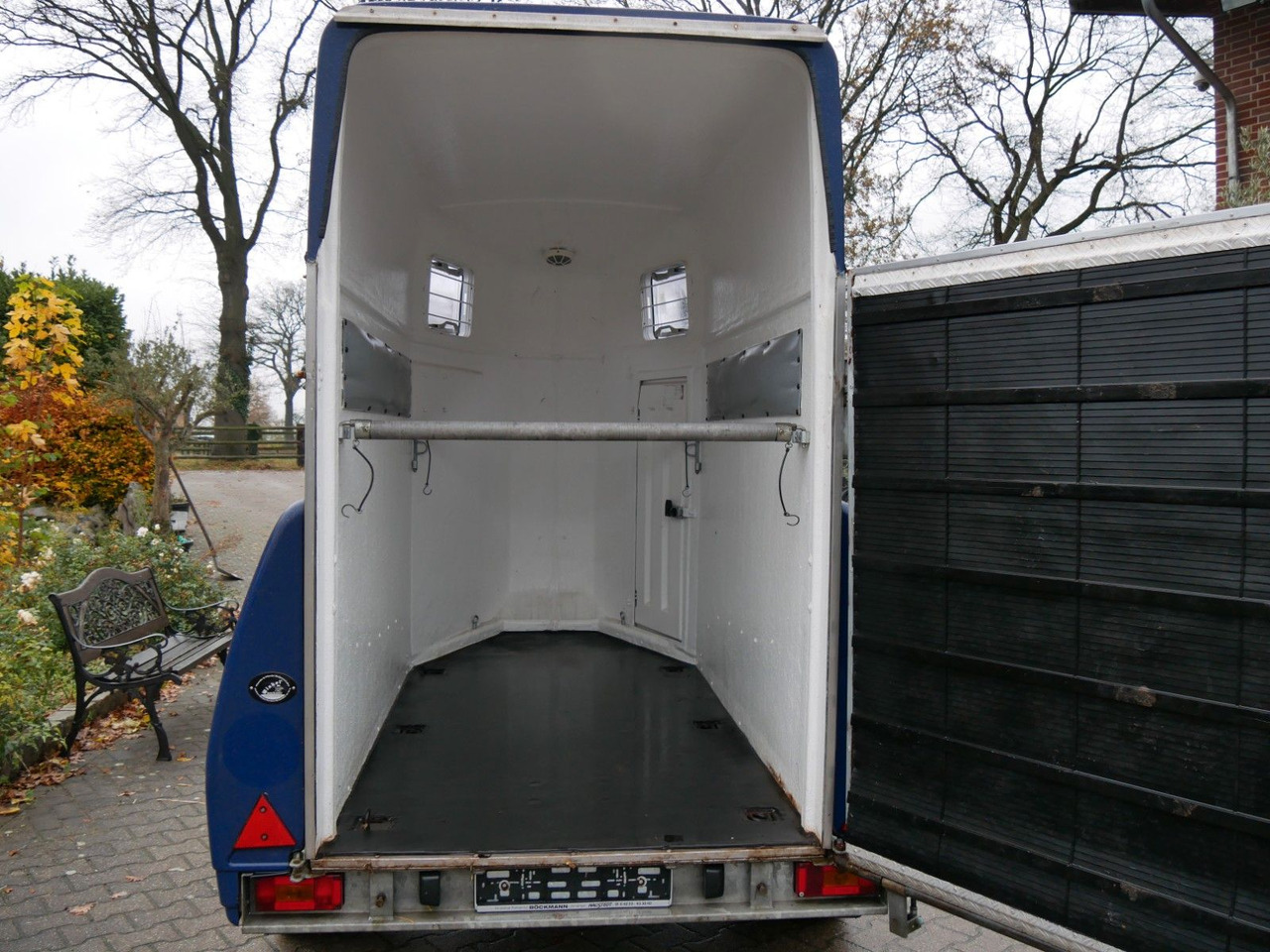 가축 트레일러 Böckmann Uno schwenkbare Klappe Fohlengitter : 사진 8