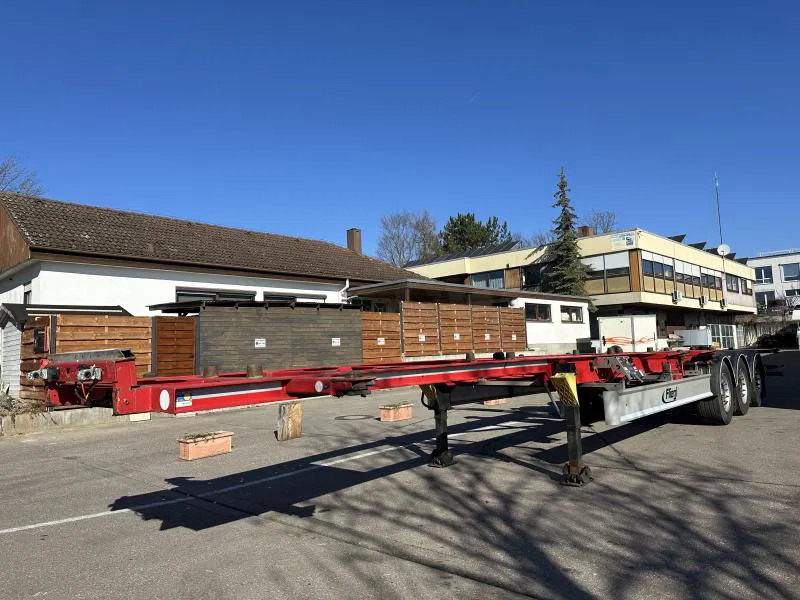 Fliegl 15 m extralang.Containerchassis f. 2 Wechselbrücke 15 m extralang.Containerchassis f. 2 Wechselbrücken - 컨테이너 운반 장치/ 스와프 보디 세미 트레일러 : 사진 2 Fliegl 15 m extralang.Containerchassis f. 2 Wechselbrücke 15 m extralang.Containerchassis f. 2 Wechselbrücken - 컨테이너 운반 장치/ 스와프 보디 세미 트레일러 : 사진 2
