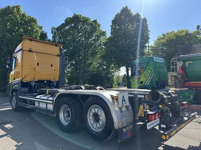 Mercedes-Benz Actros 2645 6x2 ABROLLER Lenk/Lift MEILLER 2170 Intarder - 후크 리프트 트럭, 크레인 트럭 : 사진 5 Mercedes-Benz Actros 2645 6x2 ABROLLER Lenk/Lift MEILLER 2170 Intarder - 후크 리프트 트럭, 크레인 트럭 : 사진 5