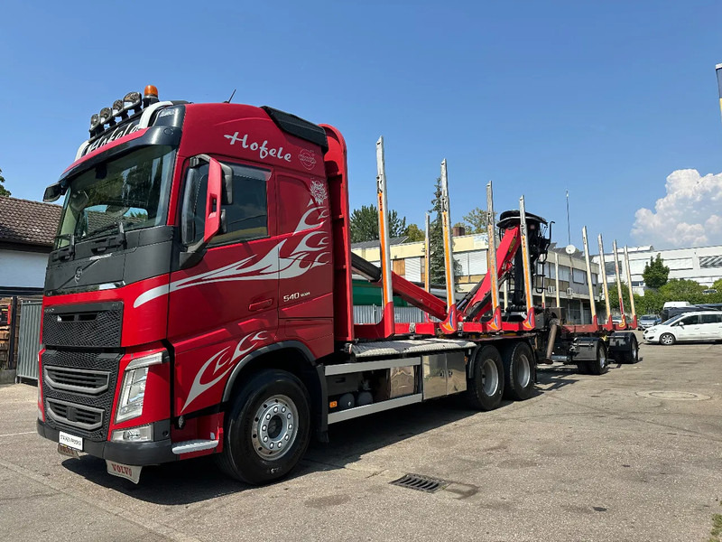 Volvo FH 540 FH540*6x4*Kurzholzzug*Epsilon M12Z*Glogger Anhänger*Retarder - 목재 트럭 : 사진 1 Volvo FH 540 FH540*6x4*Kurzholzzug*Epsilon M12Z*Glogger Anhänger*Retarder - 목재 트럭 : 사진 1