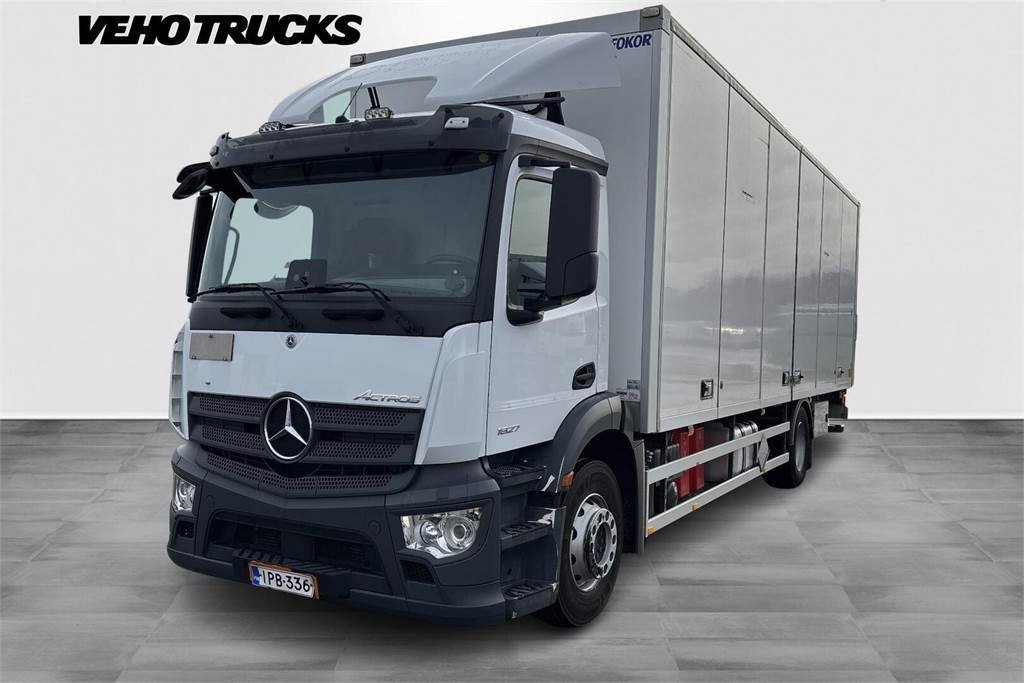 Mercedes-Benz ACTROS 1827 5 KSA-kori +PL - 박스 트럭 : 사진 1 Mercedes-Benz ACTROS 1827 5 KSA-kori +PL - 박스 트럭 : 사진 1
