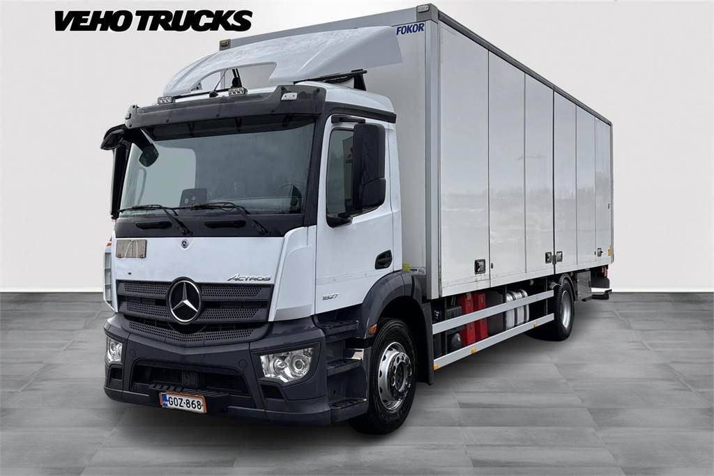 Mercedes-Benz ACTROS 1827 5 KSA-kori +PL - 박스 트럭 : 사진 1 Mercedes-Benz ACTROS 1827 5 KSA-kori +PL - 박스 트럭 : 사진 1