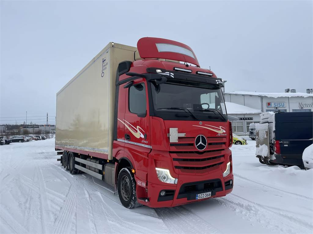 Mercedes-Benz Actros 5L 2553L Piako KSA rahtikori 9,5M - 박스 트럭 : 사진 2 Mercedes-Benz Actros 5L 2553L Piako KSA rahtikori 9,5M - 박스 트럭 : 사진 2