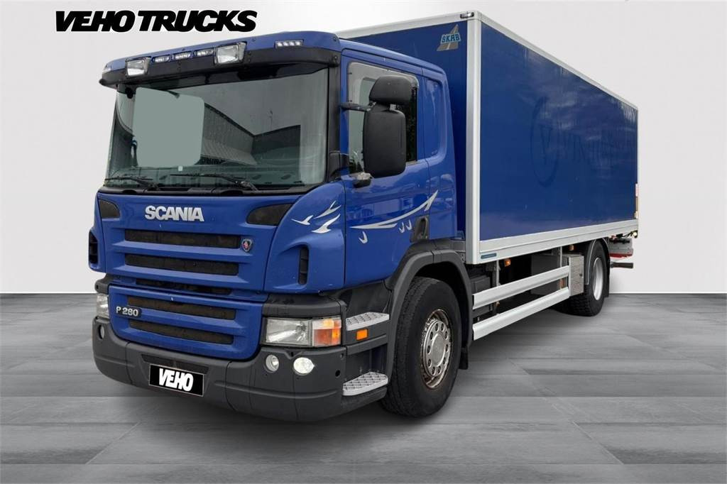 Scania P280 4x2 umpikori - 박스 트럭 : 사진 1 Scania P280 4x2 umpikori - 박스 트럭 : 사진 1