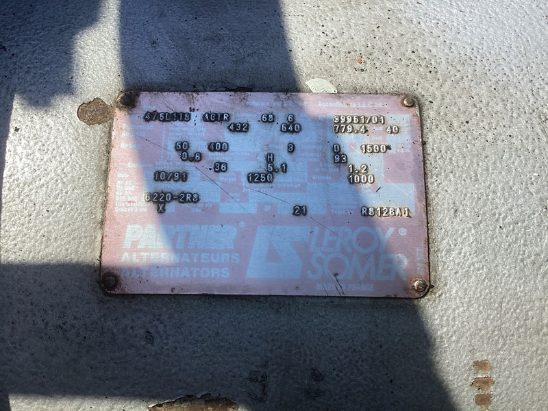 Detroit Diesel 12V92TA GENERTOR 540KVA USED - 발전기 세트 : 사진 2 Detroit Diesel 12V92TA GENERTOR 540KVA USED - 발전기 세트 : 사진 2