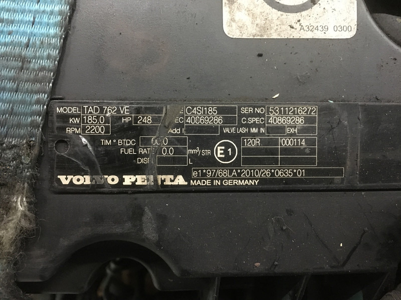 신규 건설기계 Volvo TAD762VE CORE : 사진 6 신규 건설기계 Volvo TAD762VE CORE : 사진 6