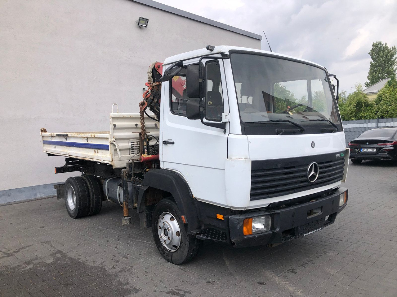 Mercedes-Benz 814 EcoPower, Kran - 덤프 밴 : 사진 3 Mercedes-Benz 814 EcoPower, Kran - 덤프 밴 : 사진 3