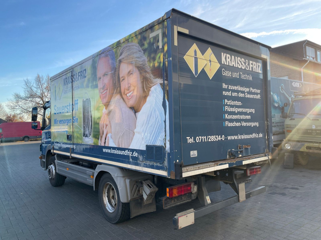 Mercedes-Benz Atego 2 6-Zyl. 4x2 1224 Klima, Radstand: 3.56m. - 박스 트럭 : 사진 2 Mercedes-Benz Atego 2 6-Zyl. 4x2 1224 Klima, Radstand: 3.56m. - 박스 트럭 : 사진 2