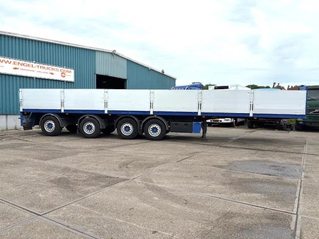 Kwb KWB P-504-STI-H 4-AXLE FLATBED TRAILER (SAF AXLES / 2x STEERING AXLE / 2x LIFT-AXLE / ALUMINIUM SIDE BORDS /ABS-EBS) - 드롭사이드/ 플랫베드 세미 트레일러 : 사진 4 Kwb KWB P-504-STI-H 4-AXLE FLATBED TRAILER (SAF AXLES / 2x STEERING AXLE / 2x LIFT-AXLE / ALUMINIUM SIDE BORDS /ABS-EBS) - 드롭사이드/ 플랫베드 세미 트레일러 : 사진 4