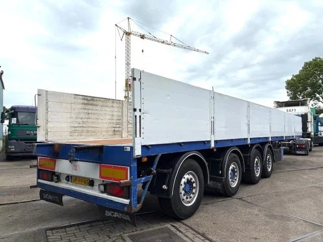 Kwb KWB P-504-STI-H 4-AXLE FLATBED TRAILER (SAF AXLES / 2x STEERING AXLE / 2x LIFT-AXLE / ALUMINIUM SIDE BORDS /ABS-EBS) - 드롭사이드/ 플랫베드 세미 트레일러 : 사진 3 Kwb KWB P-504-STI-H 4-AXLE FLATBED TRAILER (SAF AXLES / 2x STEERING AXLE / 2x LIFT-AXLE / ALUMINIUM SIDE BORDS /ABS-EBS) - 드롭사이드/ 플랫베드 세미 트레일러 : 사진 3