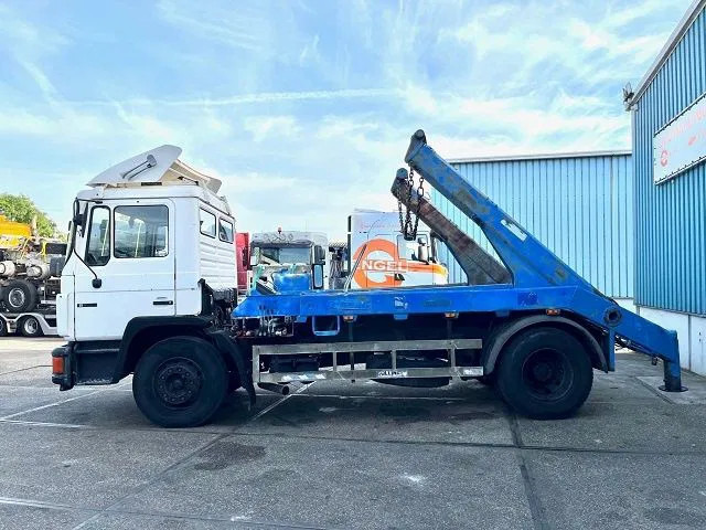 MAN F 18.232 (6 CILINDER) M90 WITH TELESCOPIC CONTAINER SYSTEM (8 GEARS MANUAL GEARBOX / EURO 1 (MECHANICAL PUMP AND INJECTORS)) - 스킵 로더 트럭 : 사진 5 MAN F 18.232 (6 CILINDER) M90 WITH TELESCOPIC CONTAINER SYSTEM (8 GEARS MANUAL GEARBOX / EURO 1 (MECHANICAL PUMP AND INJECTORS)) - 스킵 로더 트럭 : 사진 5