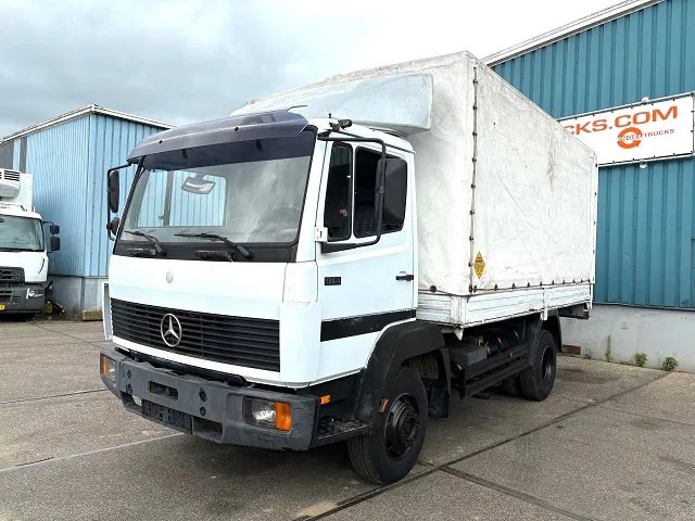 Mercedes-Benz LK 914 (6-CILINDER) WITH TENT BOX (MANUAL GEARBOX / FULL STEEL SUSPENSION / LOADING PLATFORM) - 커튼사이더 트럭 : 사진 1 Mercedes-Benz LK 914 (6-CILINDER) WITH TENT BOX (MANUAL GEARBOX / FULL STEEL SUSPENSION / LOADING PLATFORM) - 커튼사이더 트럭 : 사진 1