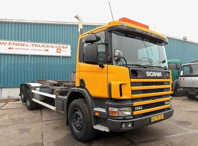Scania P114-340 6x2 WITH MULTILIFT CONTAINERSYSTEM ONLY 80.500 KM!! ORIGINAL (10 TIRES / FULL STEEL SUSPENSION / 12 GEARS MANUAL GEARBO - 컨테이너 운반 장치/ 스와프 보디 트럭 : 사진 2 Scania P114-340 6x2 WITH MULTILIFT CONTAINERSYSTEM ONLY 80.500 KM!! ORIGINAL (10 TIRES / FULL STEEL SUSPENSION / 12 GEARS MANUAL GEARBO - 컨테이너 운반 장치/ 스와프 보디 트럭 : 사진 2
