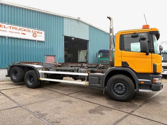 Scania P114-340 6x2 WITH MULTILIFT CONTAINERSYSTEM ONLY 80.500 KM!! ORIGINAL (10 TIRES / FULL STEEL SUSPENSION / 12 GEARS MANUAL GEARBO - 컨테이너 운반 장치/ 스와프 보디 트럭 : 사진 4 Scania P114-340 6x2 WITH MULTILIFT CONTAINERSYSTEM ONLY 80.500 KM!! ORIGINAL (10 TIRES / FULL STEEL SUSPENSION / 12 GEARS MANUAL GEARBO - 컨테이너 운반 장치/ 스와프 보디 트럭 : 사진 4