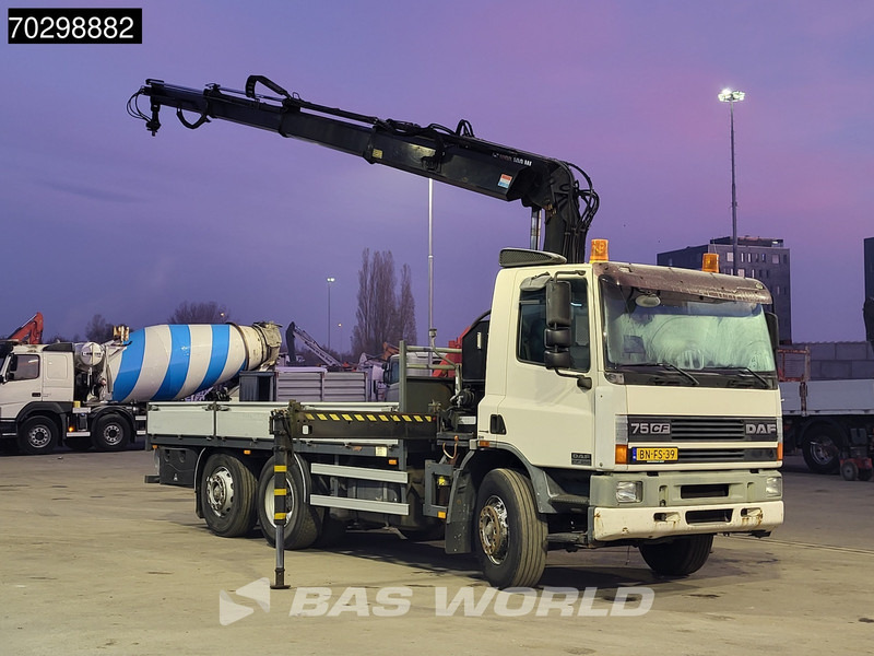 DAF 75CF.250 CF 6X2 HIAB 190W3 Crane Kran Remote Rotator Steering Axle Automatic Euro 3 - 드롭사이드/ 플랫베드 트럭, 크레인 트럭 : 사진 3 DAF 75CF.250 CF 6X2 HIAB 190W3 Crane Kran Remote Rotator Steering Axle Automatic Euro 3 - 드롭사이드/ 플랫베드 트럭, 크레인 트럭 : 사진 3