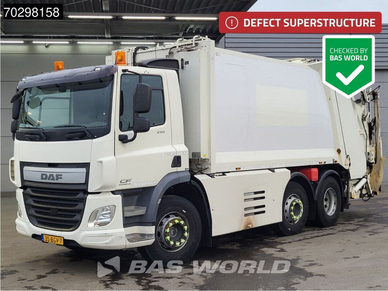 DAF CF 290 6X2 NL-Truck Haller Medim DEFECT! superstructure Lift+Steering Axle ACC Euro 6 - 쓰레기차 : 사진 1 DAF CF 290 6X2 NL-Truck Haller Medim DEFECT! superstructure Lift+Steering Axle ACC Euro 6 - 쓰레기차 : 사진 1