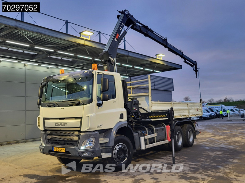 DAF CF 370 CF 6X4 HIAB 144 BS-3 HIDUO Crane Kran 8m3 Tipper Big-Axle Steelsuspension Euro 6 - 덤프트럭, 크레인 트럭 : 사진 2 DAF CF 370 CF 6X4 HIAB 144 BS-3 HIDUO Crane Kran 8m3 Tipper Big-Axle Steelsuspension Euro 6 - 덤프트럭, 크레인 트럭 : 사진 2