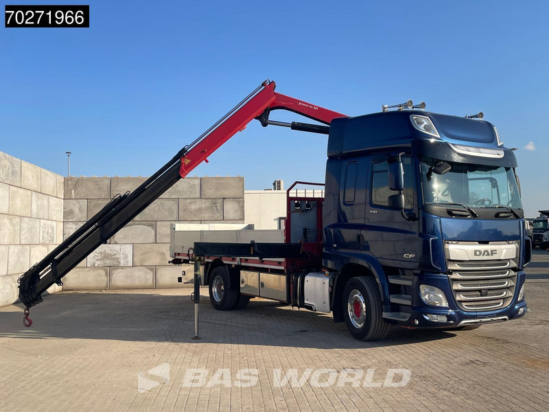 DAF CF 530 4X2 HMF 1820-RC Kran Crane Retarder Space cab Euro 6 - 드롭사이드/ 플랫베드 트럭, 크레인 트럭 : 사진 5 DAF CF 530 4X2 HMF 1820-RC Kran Crane Retarder Space cab Euro 6 - 드롭사이드/ 플랫베드 트럭, 크레인 트럭 : 사진 5