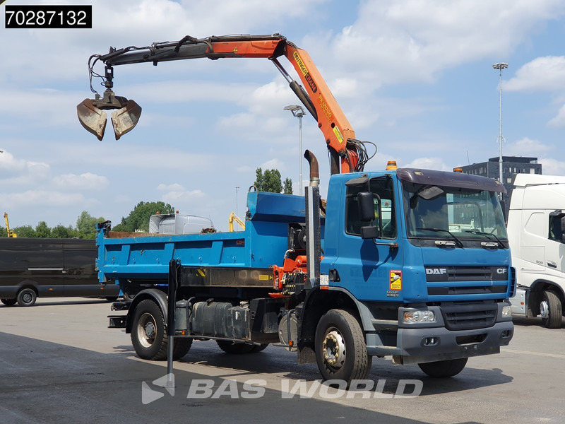 DAF CF75.310 4X2 Palfinger PK12000 Kran Crane 7m3 tipper Big-Axle Steelsuspension Euro 3 - 덤프트럭, 크레인 트럭 : 사진 3 DAF CF75.310 4X2 Palfinger PK12000 Kran Crane 7m3 tipper Big-Axle Steelsuspension Euro 3 - 덤프트럭, 크레인 트럭 : 사진 3