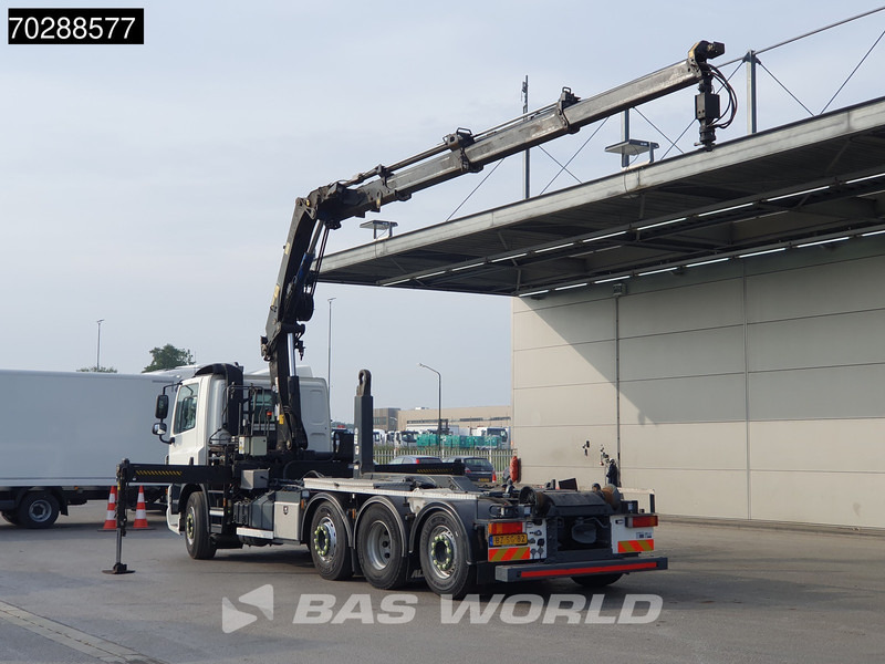 DAF CF85.360 8X2 NL-Truck HIAB 211 E-3 Hipro Crane + Hooklift Lift+steering Axle Automatic Euro 5 - 후크 리프트 트럭, 크레인 트럭 : 사진 2 DAF CF85.360 8X2 NL-Truck HIAB 211 E-3 Hipro Crane + Hooklift Lift+steering Axle Automatic Euro 5 - 후크 리프트 트럭, 크레인 트럭 : 사진 2