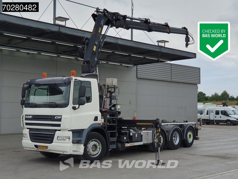 DAF CF85.360 8X2 NL-Truck Hiab 211 E-3 Hipro Kran 21tons Multilift Lift+steering Euro 5 - 후크 리프트 트럭, 크레인 트럭 : 사진 1 DAF CF85.360 8X2 NL-Truck Hiab 211 E-3 Hipro Kran 21tons Multilift Lift+steering Euro 5 - 후크 리프트 트럭, 크레인 트럭 : 사진 1