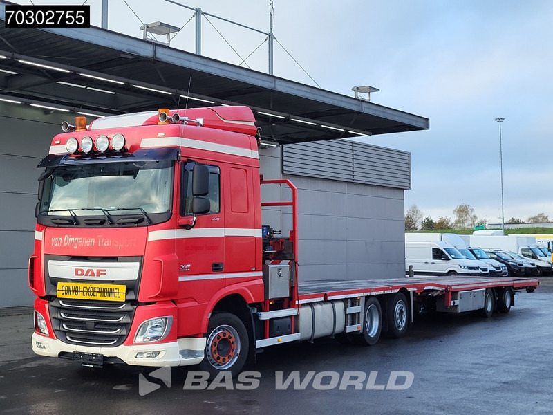 DAF XF 440 XF 6X2 NL-Truck Transporter APK HMF 900-K2 crane Winch Lift-Lenkachse Euro 6 - 트럭, 크레인 트럭 : 사진 5 DAF XF 440 XF 6X2 NL-Truck Transporter APK HMF 900-K2 crane Winch Lift-Lenkachse Euro 6 - 트럭, 크레인 트럭 : 사진 5