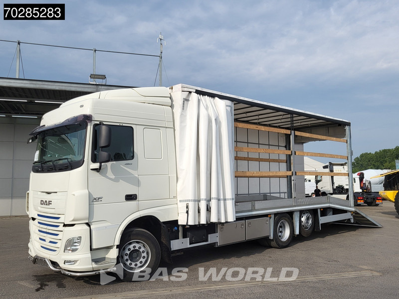 DAF XF 460 6X2 Machine Transporter hydraulic ramp Retarder Lift+Lenkasche Euro 6 - 자동 운반 장치 트럭 : 사진 1 DAF XF 460 6X2 Machine Transporter hydraulic ramp Retarder Lift+Lenkasche Euro 6 - 자동 운반 장치 트럭 : 사진 1